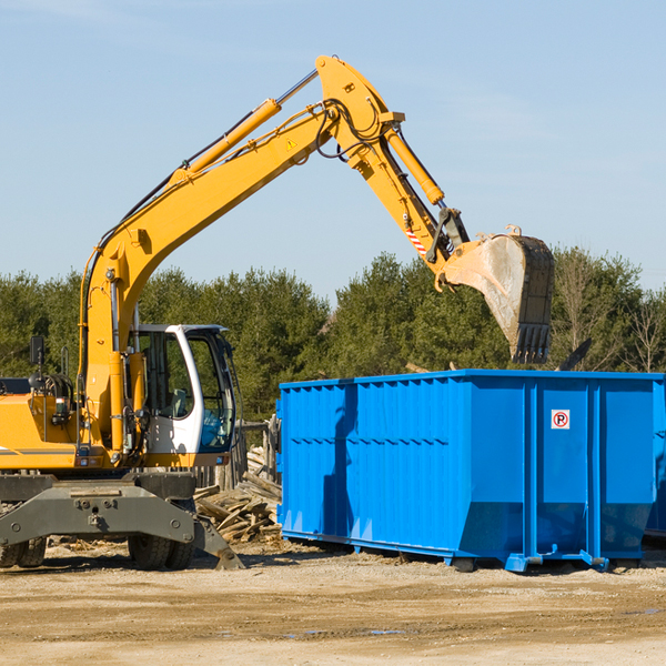 what happens if the residential dumpster is damaged or stolen during rental in Pluckemin